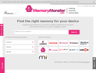 memorymonster.com screenshot