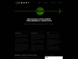 memorywebdesign.co.uk screenshot