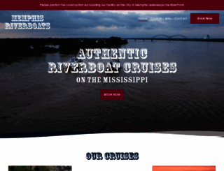 memphisriverboats.net screenshot