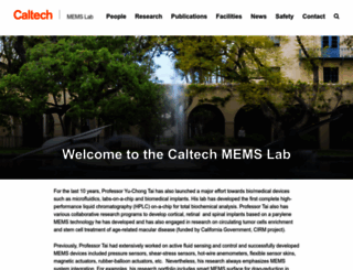 Access mems.caltech.edu. MEMS Lab