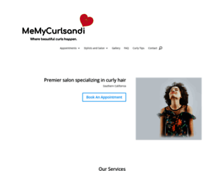 memycurlsandi.com screenshot