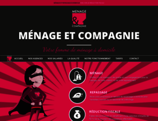 menage-et-compagnie.com screenshot