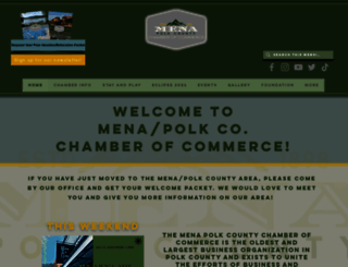 menapolkchamber.com screenshot