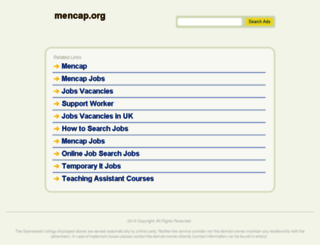 mencap.org screenshot
