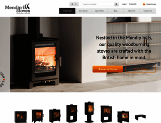 mendipstoves.co.uk screenshot