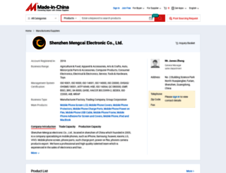 mengcaielectronic.en.made-in-china.com screenshot