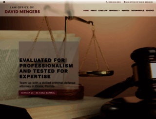 mengerslaw.com screenshot