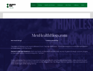menhealthblogs.com screenshot
