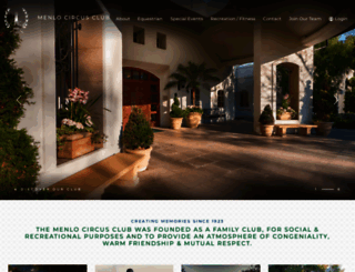 menlocircusclub.com screenshot