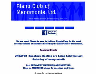 menomoniealano.org screenshot