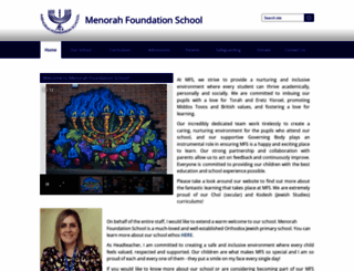 menorahfoundation.co.uk screenshot