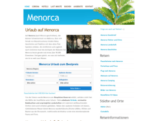 menorca-spanien.de screenshot