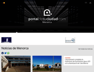 menorca.portaldetuciudad.com screenshot