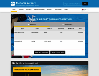 menorcaairport.com screenshot