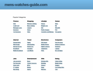 mens-watches-guide.com screenshot