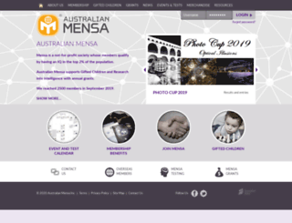 mensa.org.au screenshot