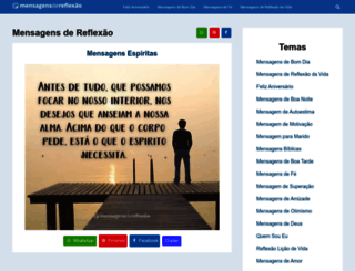 mensagemdereflexao.com.br screenshot