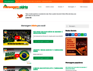 mensagemdiaria.com.br screenshot