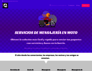 mensajeriasenmoto.com.ar screenshot