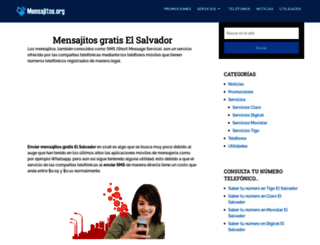 mensajitos.org screenshot