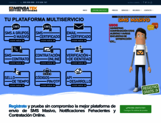 mensatek.com screenshot
