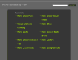 menscasualshop.com screenshot