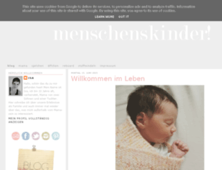 menschens-kinder.blogspot.de screenshot