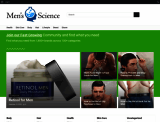 mensciencemagazine.com screenshot
