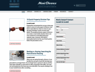 mensdivorce.com screenshot