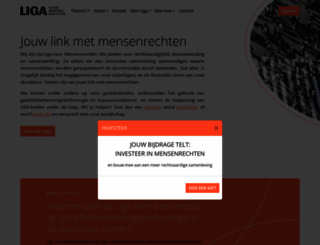 mensenrechten.be screenshot