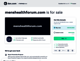 menshealthforum.com screenshot