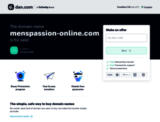 menspassion-online.com screenshot