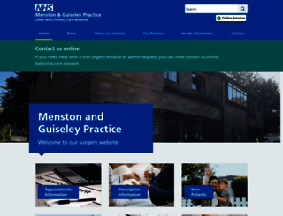 menstonguiseleypractice.co.uk screenshot