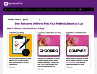 menstrualcupreviews.net screenshot