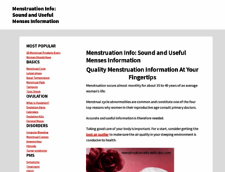 menstruation-info-with-doc.com screenshot