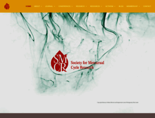 menstruationresearch.org screenshot