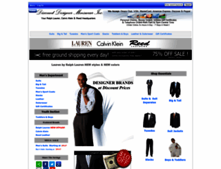 menswear-discounts.com screenshot