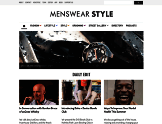 menswearstyle.com screenshot