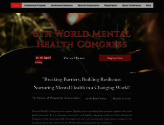 mentalhealth-conference.com screenshot