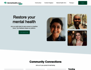 mentalhealth.com screenshot