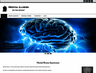 mentalillness-doyouknow.com screenshot