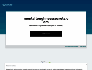 mentaltoughnesssecrets.com screenshot