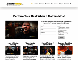 mentaltraininginc.com screenshot