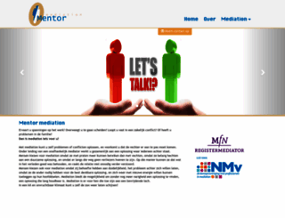 mentor-mediation.nl screenshot