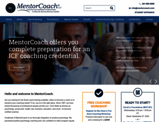 mentorcoach.com screenshot