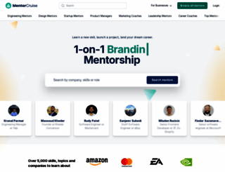 mentorcruise.com screenshot