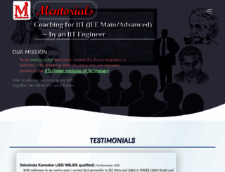 mentorials.com screenshot