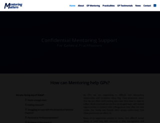 mentoringmatters.co.uk screenshot