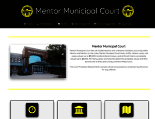 mentormunicipalcourt.org screenshot