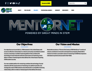 mentornet.net screenshot